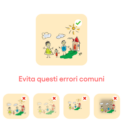 Per un risultato chiaro e nitido