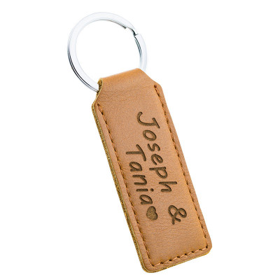 Portachiavi Personalizzato in Vera Pelle