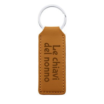 Portachiavi Personalizzato in Vera Pelle