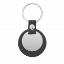 Personalisierter Schlüsselanhänger aus Leder mit Gravur und Kreis