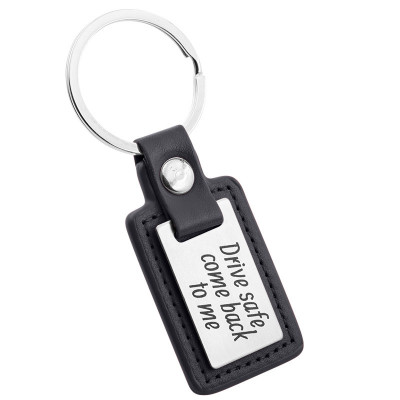 Portachiavi Rettangolare Inciso Personalizzato...