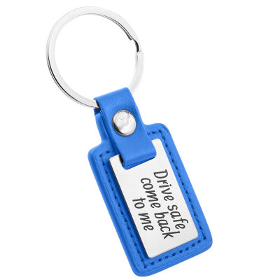 Portachiavi Rettangolare Inciso Personalizzato...