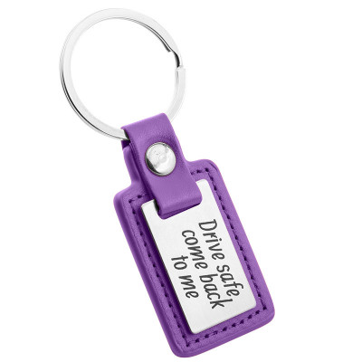 Portachiavi Rettangolare Inciso Personalizzato...