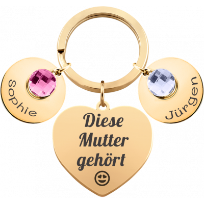 Personalisierter Schlüsselanhänger mit...