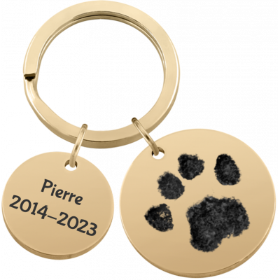 Porte-clés 2 Cercles Gravé Personnalisé avec... Porte-clés 2 Cercles Gravé Personnalisé avec...