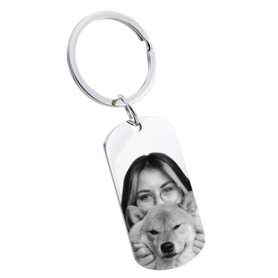 Portachiavi con Targhetta Militare per Cane o...
