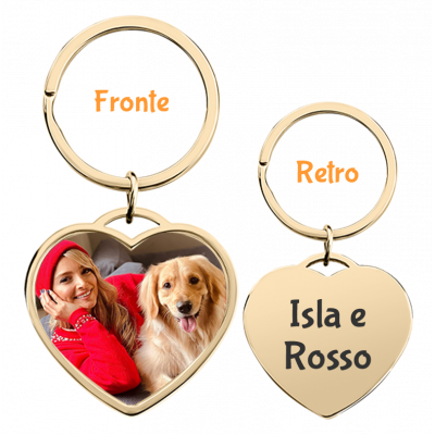 Portachiavi di Lusso Personalizzato a Forma di...