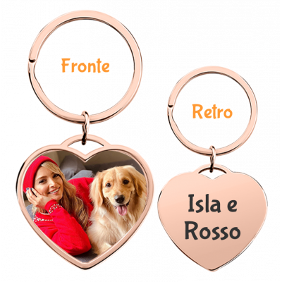 Portachiavi di Lusso Personalizzato a Forma di...