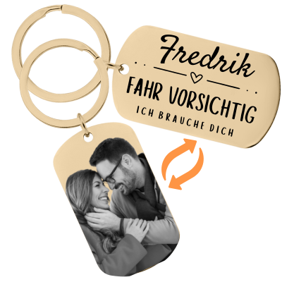 Personalisierter Schlüsselanhänger mit Gravur...