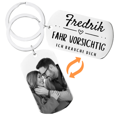Personalisierter Schlüsselanhänger mit Gravur...